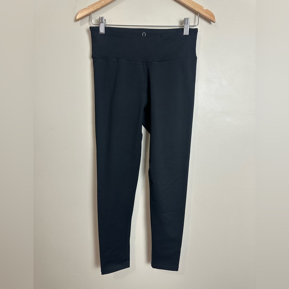 Noel Asmar Size L Black Microfiber Leggings